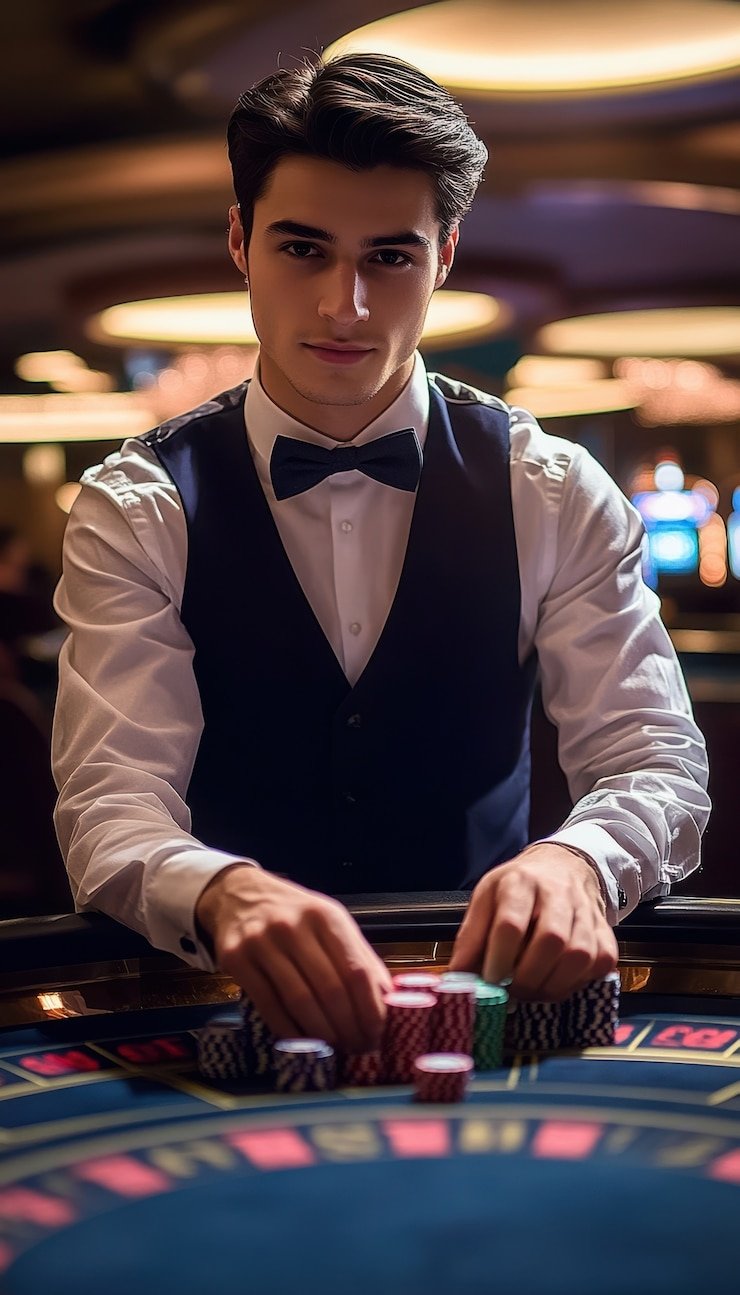 Roulette wheel and betting grid on dagotogel login Evolution Gaming